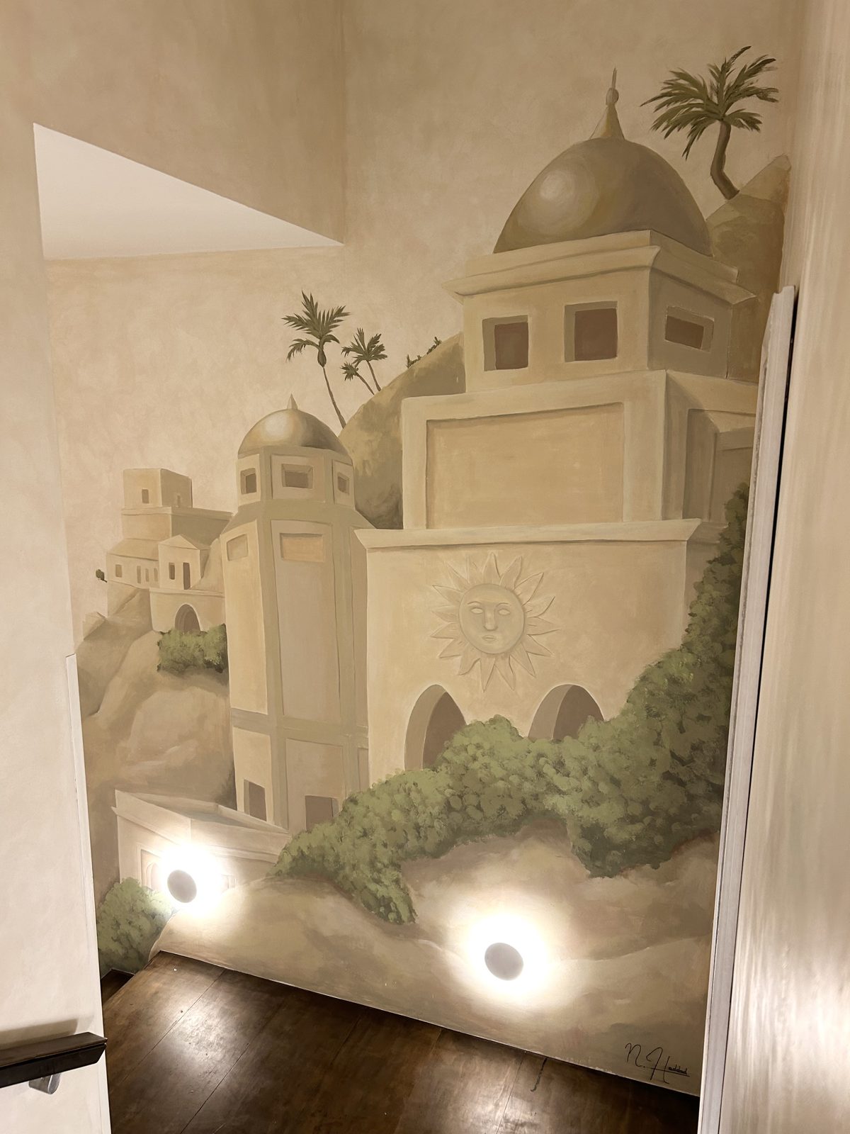 Detalle del mural Dagan